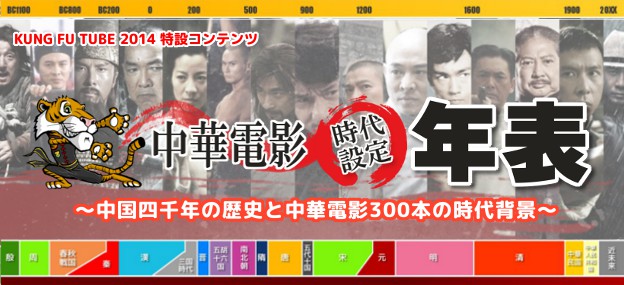 中華電影 時代設定年表